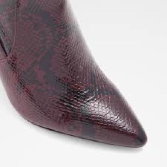 ALDO IDEEZA BOOTS in red size 5 - Picture 2 of 4